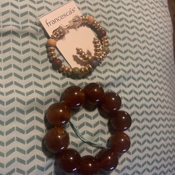Brown Bubble stretch bracelet - Picture 7 of 7